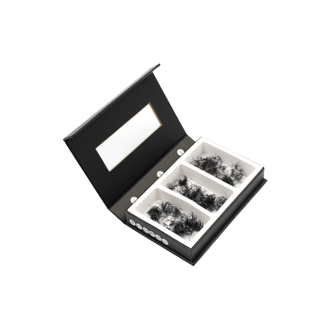 5D Loose 1500 Fans Mixed Box in L und M Curl